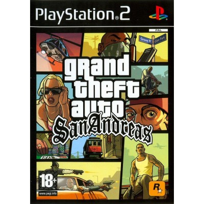 Grand Theft Auto (GTA) - San Andreas [PS2, английская версия]